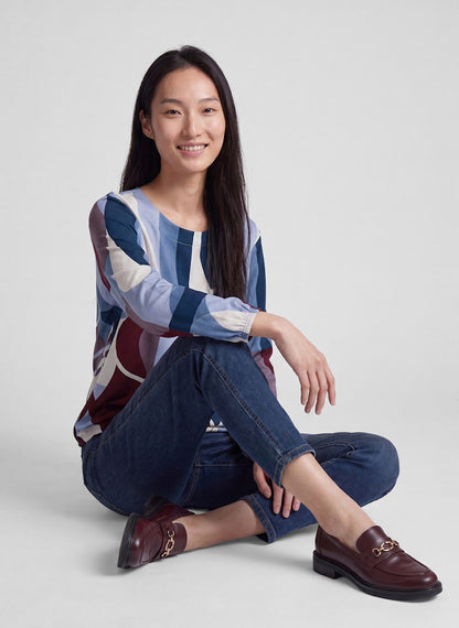 Rabe Abstract Print Top