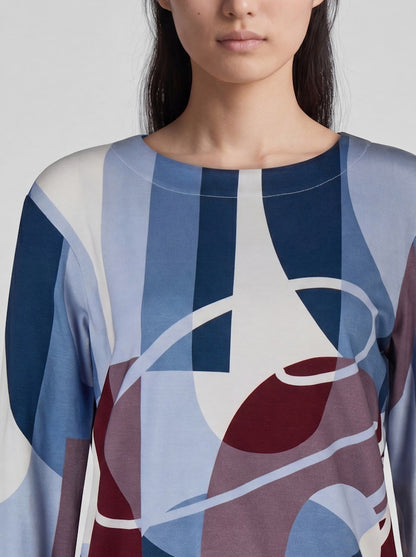 Rabe Abstract Print Top
