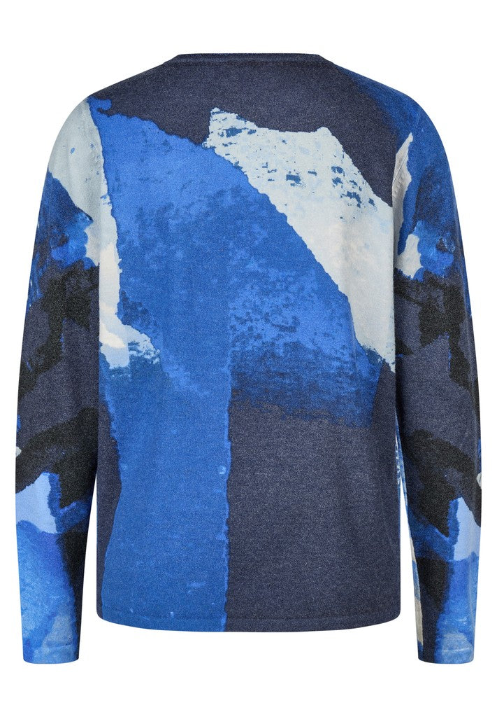 RABE Abstract Print Pullover
