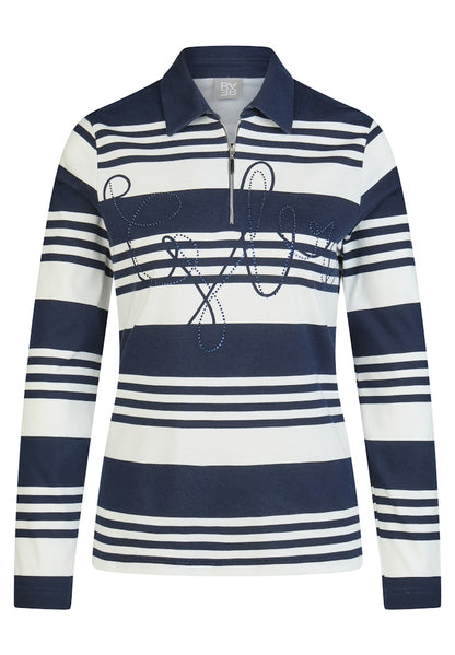 Rabe Blue Striped Top