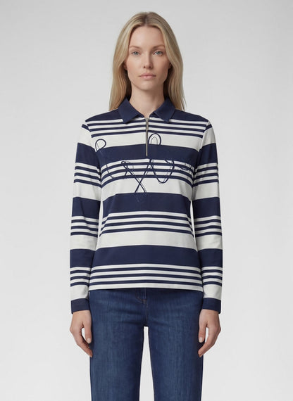 Rabe Blue Striped Top
