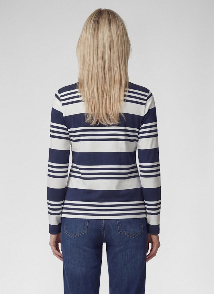 Rabe Blue Striped Top