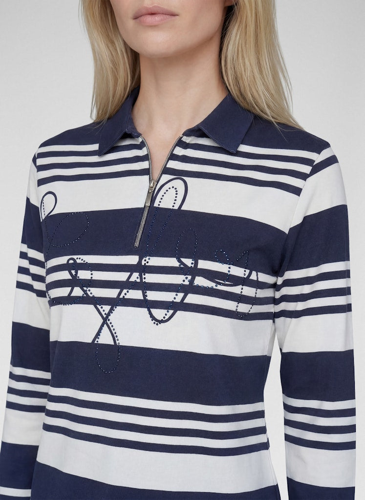 Rabe Blue Striped Top