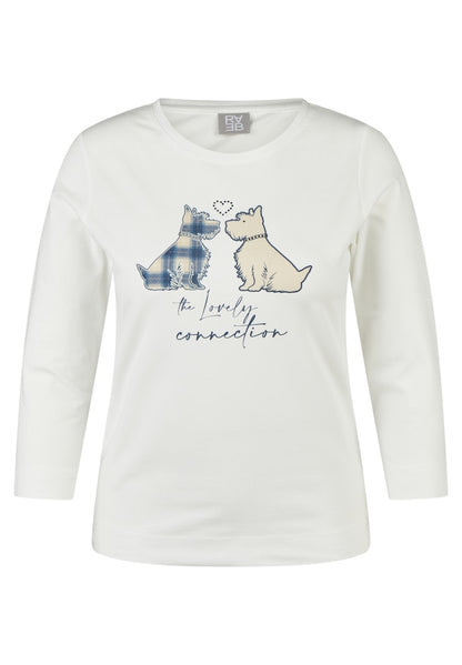 Rabe Dog Motif Top