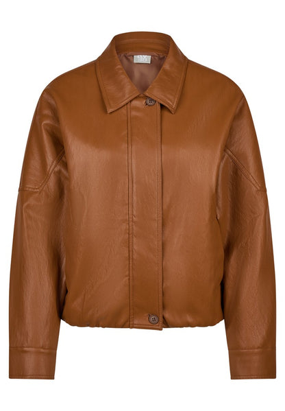 RABE Faux Leather Brown Jacket