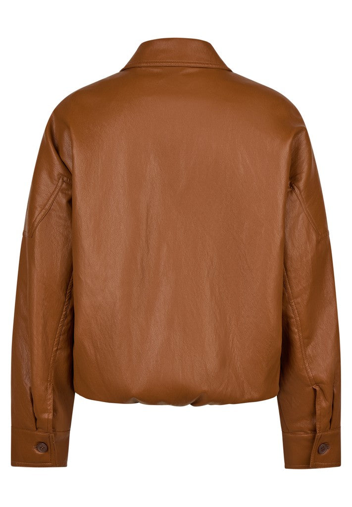 RABE Faux Leather Brown Jacket