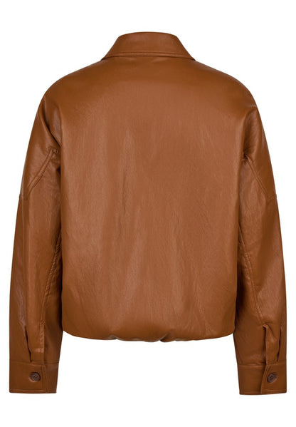 RABE Faux Leather Brown Jacket