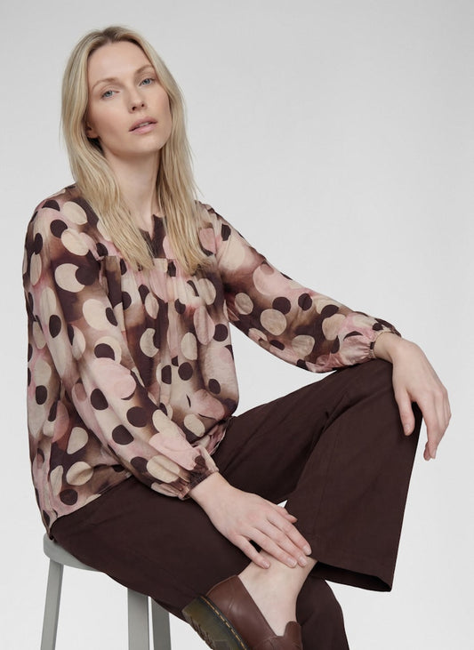 Rabe Dot Print Blouse