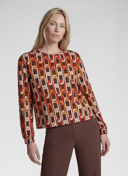 RABE Chainlink Print Top