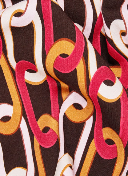 RABE Chainlink Print Top