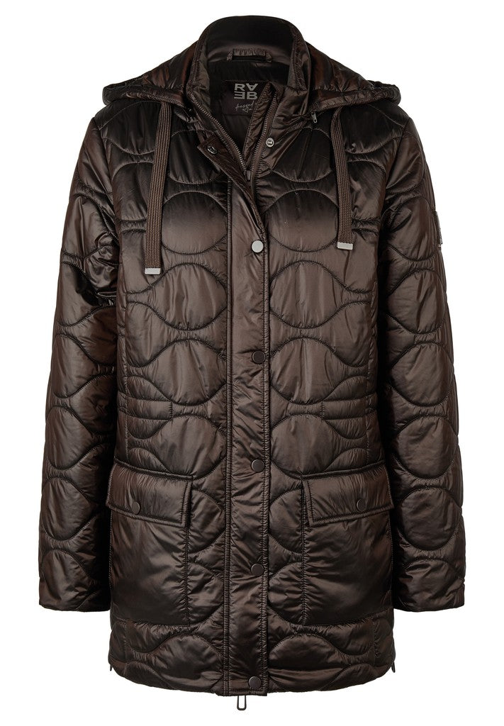 RABE Brown Quilted Jacket