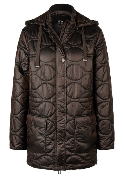 RABE Brown Quilted Jacket