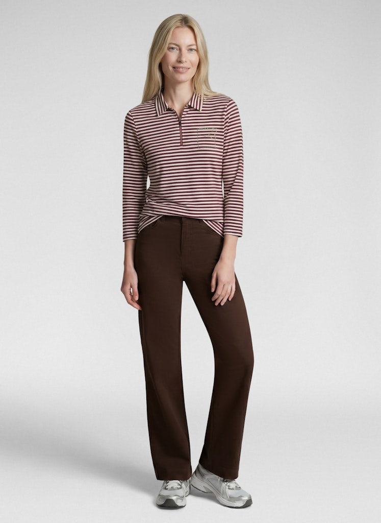 Rabe Mocha Wide Leg Jeans