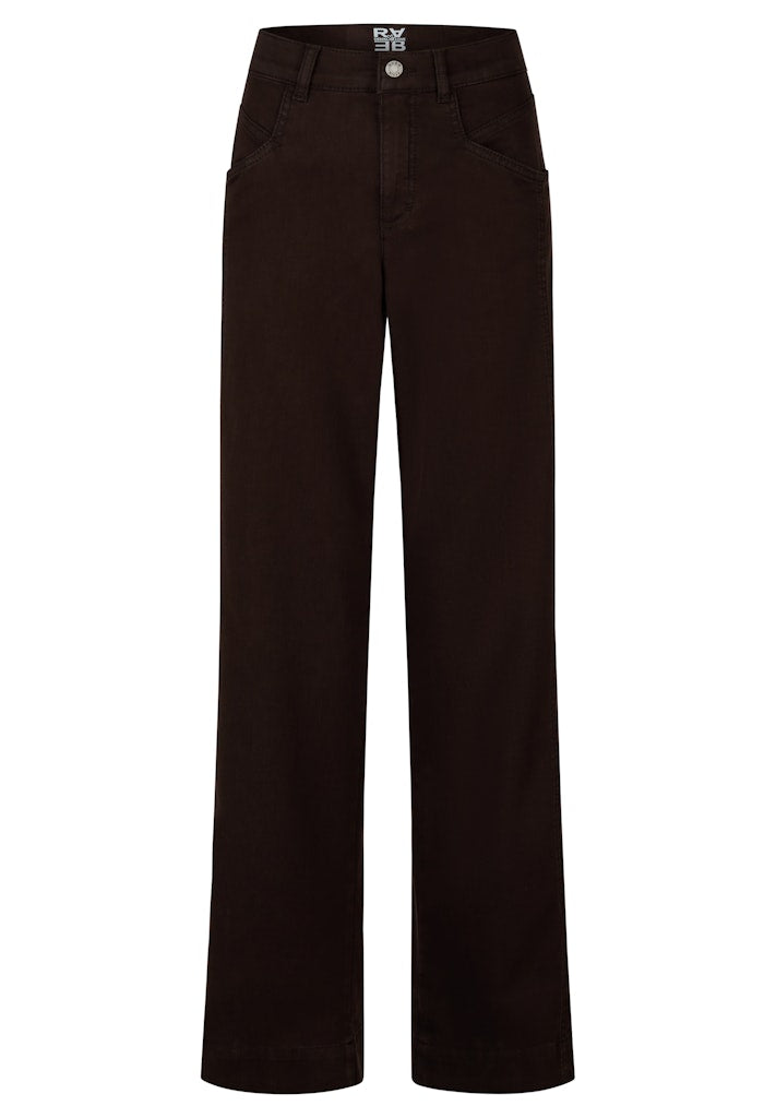 Rabe Mocha Wide Leg Jeans