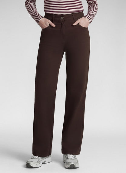 Rabe Mocha Wide Leg Jeans