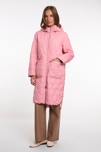 Cotton Candy Quilted Coat