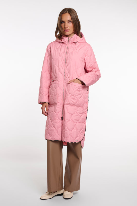 Cotton Candy Quilted Coat