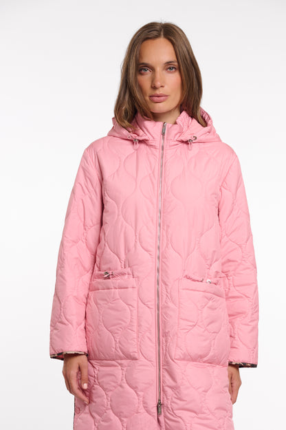 Cotton Candy Quilted Coat