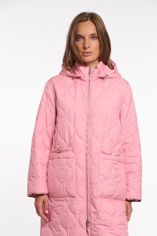Cotton Candy Quilted Coat