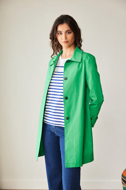 Peruzzi Green Mac Coat