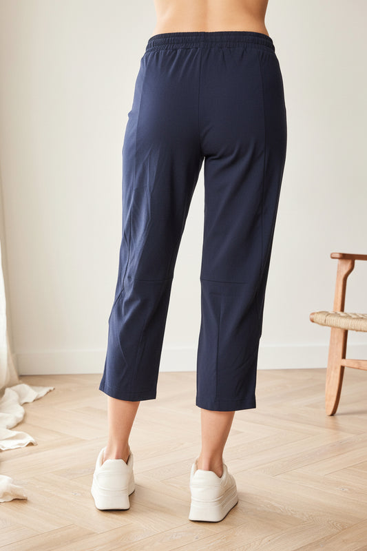 Peruzzi Navy Classic Slouch Trouser