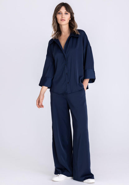 Tuzzi Satin Finish Blouse