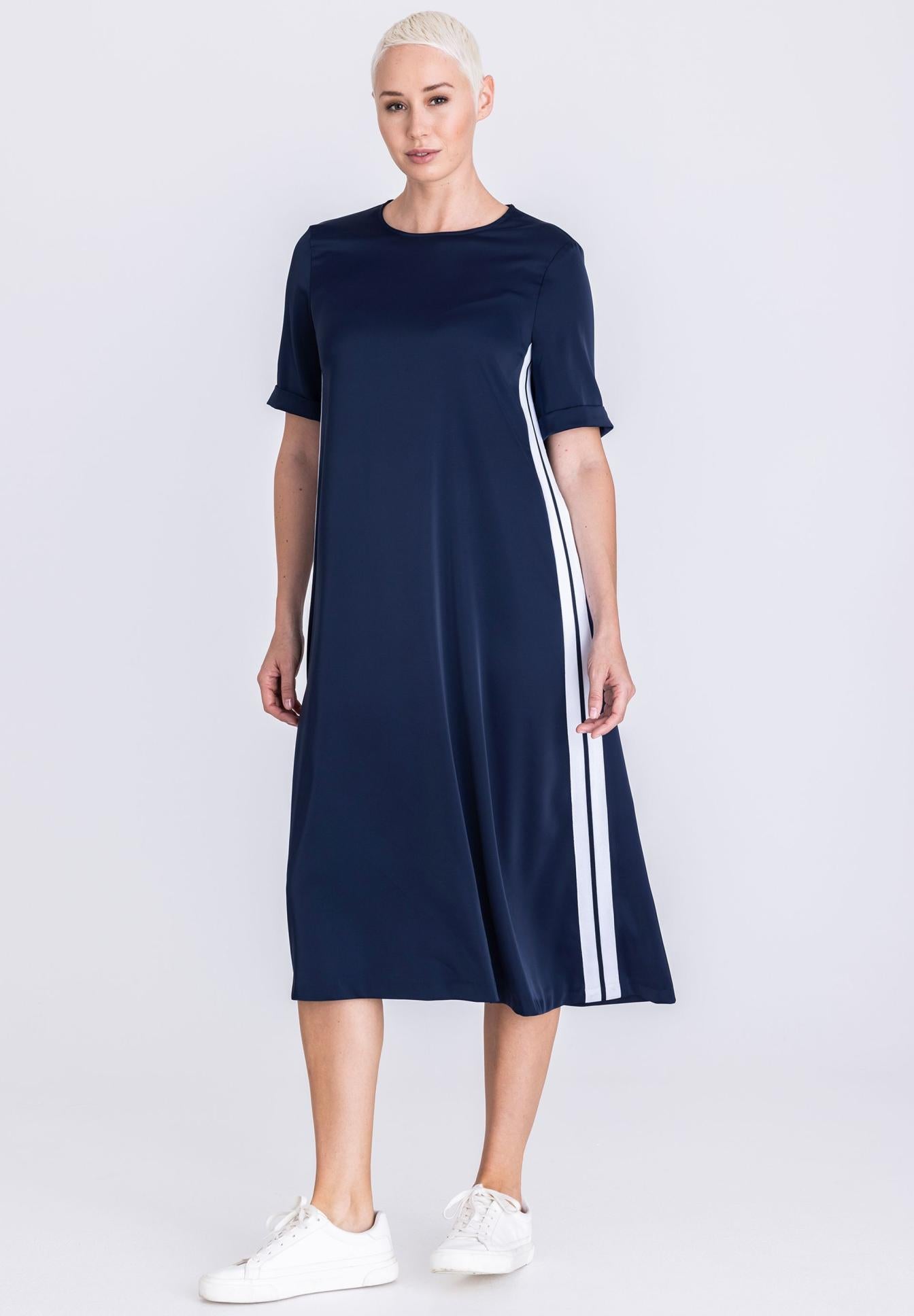 Tuzzi Navy Midi Dress