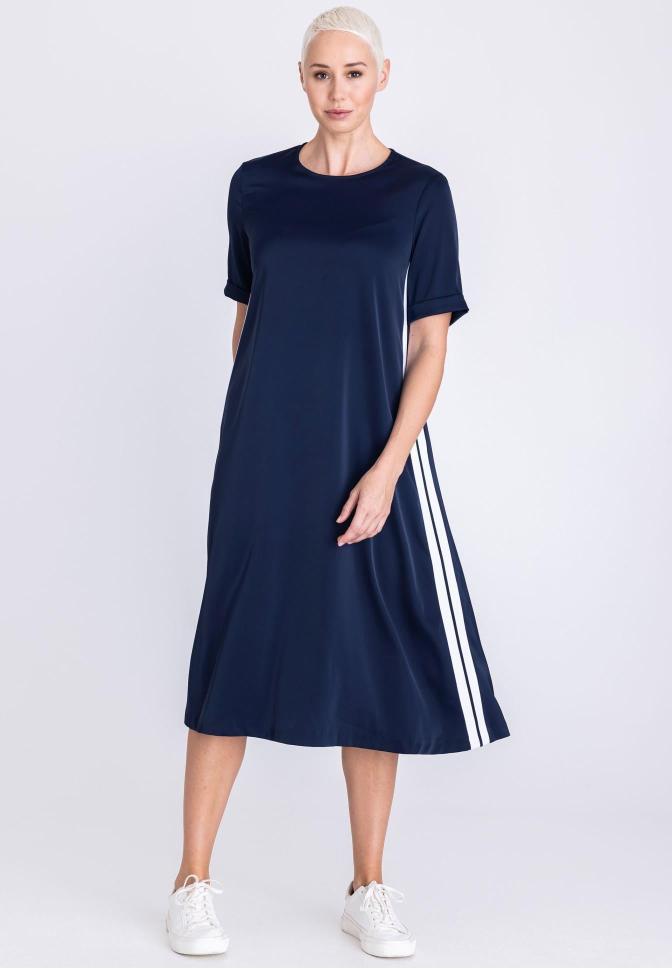 Tuzzi Navy Midi Dress
