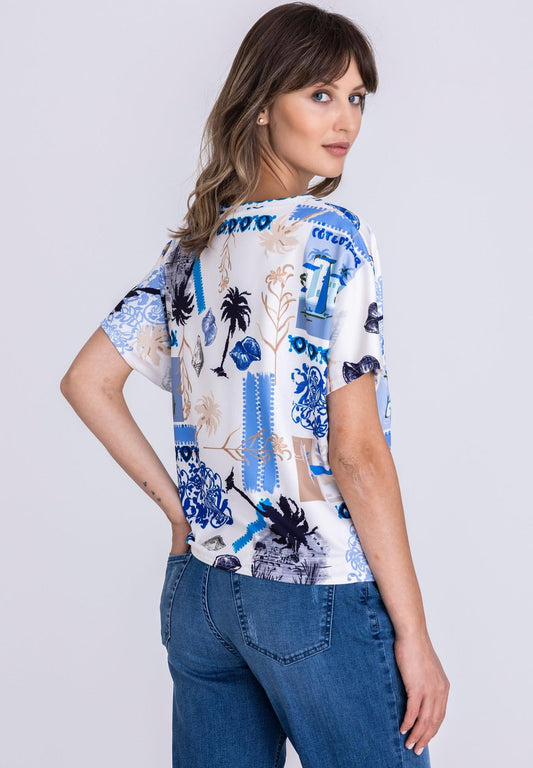 Tuzzi Tie Detail Top