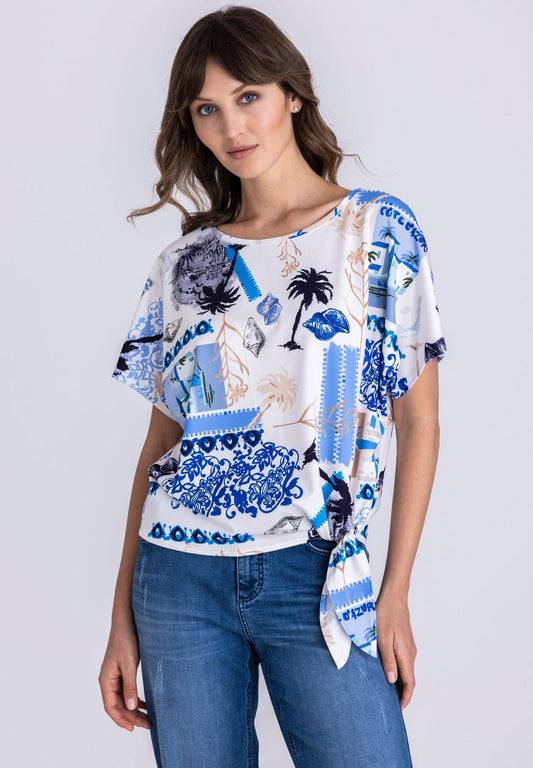 Tuzzi Tie Detail Top