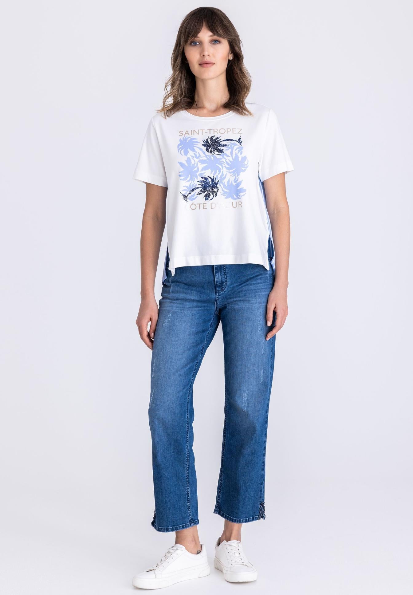Tuzzi Pleated Back Top
