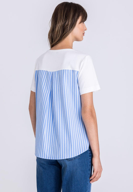 Tuzzi Pleated Back Top