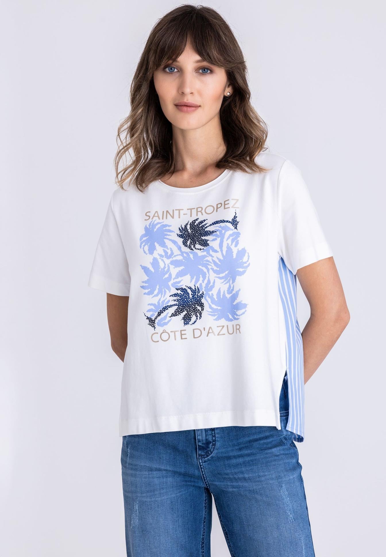 Tuzzi Pleated Back Top