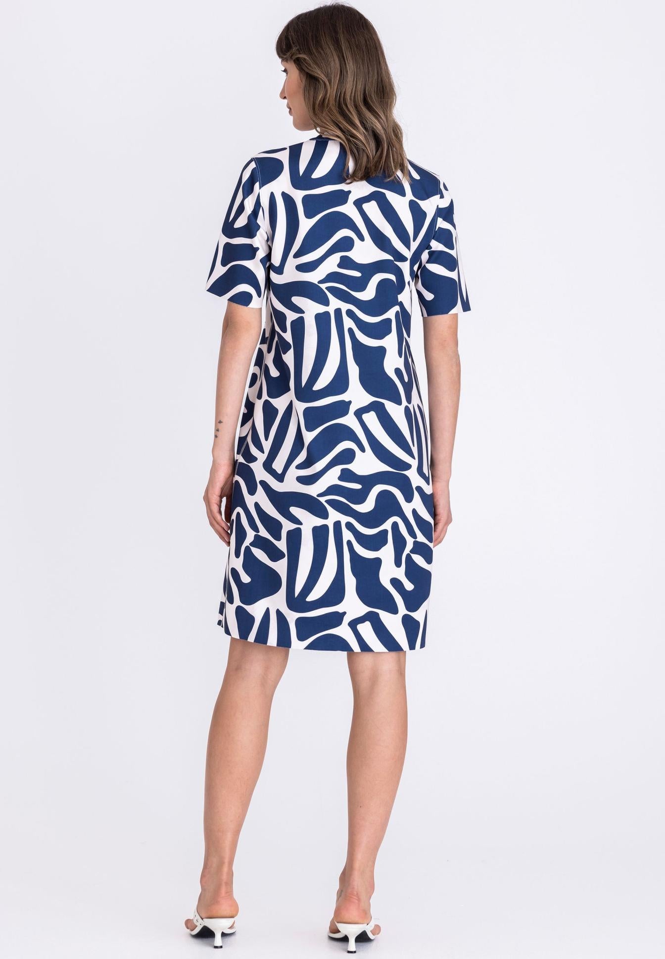 Tuzzi Slit Neckline Dress