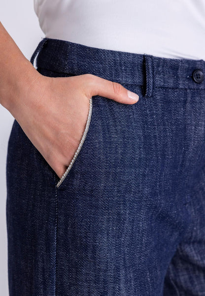 Tuzzi Wide Leg Denim Jeans
