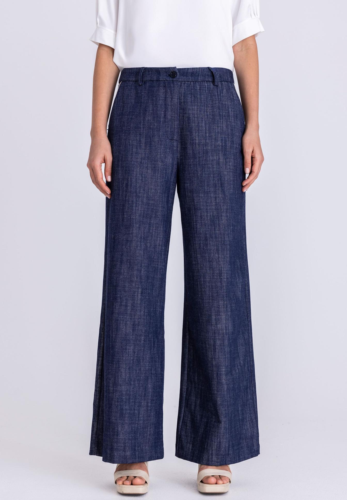 Tuzzi Wide Leg Denim Jeans