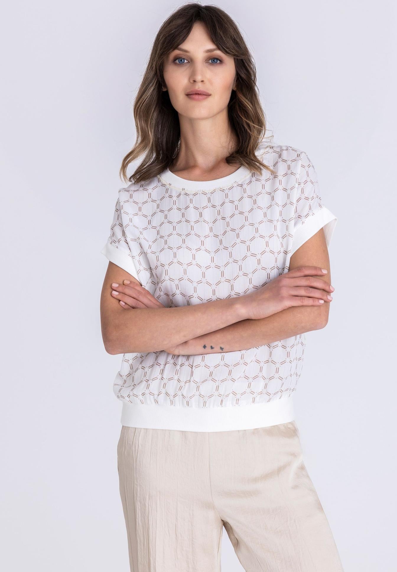Tuzzi Graphic Print Top