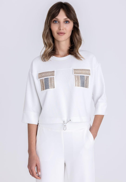 Tuzzi Ecru Sweatshirt