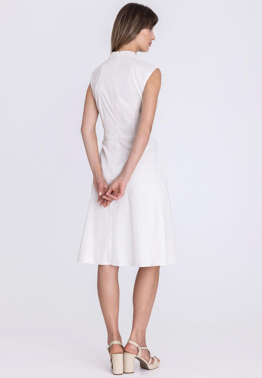Tuzzi Pearl Tie Belt Dress
