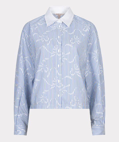 Esqualo Blue Blouse with Bows