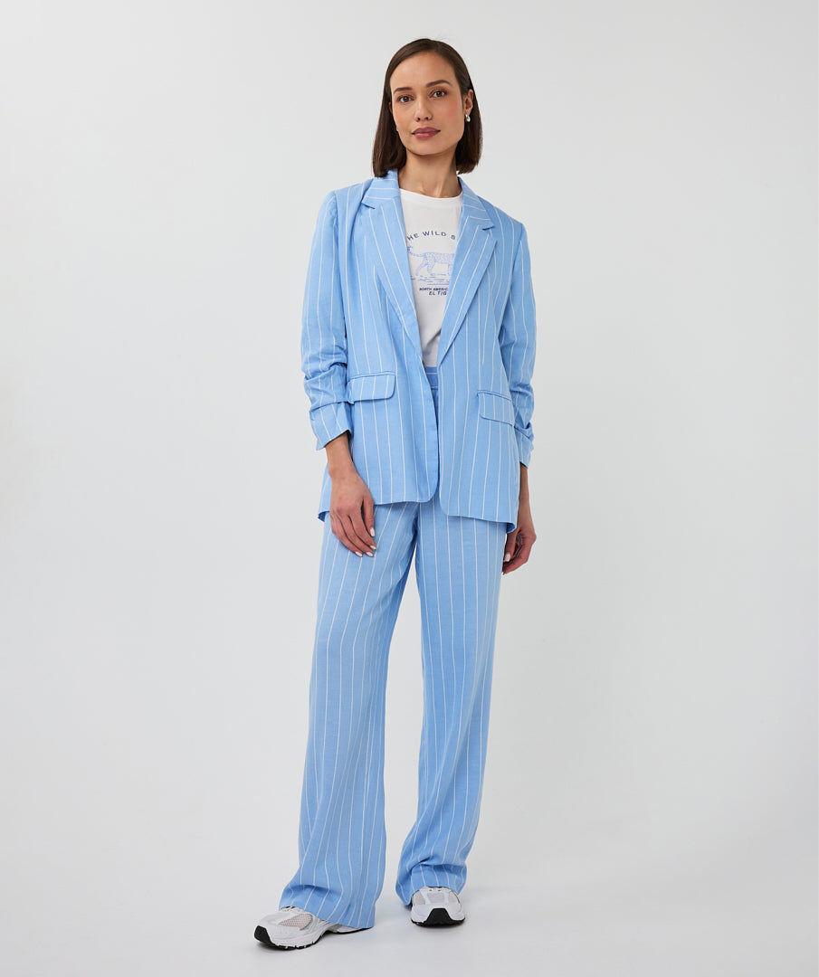 Esqualo Pacific Blue Striped Trousers