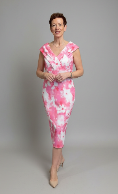 Ella Boo Pink Floral Dress