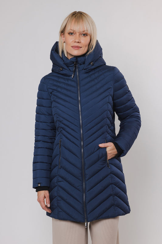 Navy Padded Coat