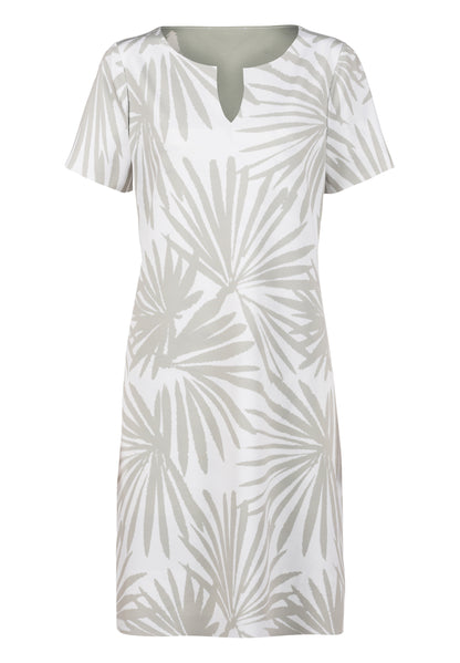 Tuzzi Reversible Leaf Print Dress