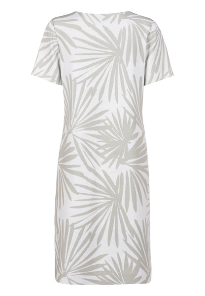 Tuzzi Reversible Leaf Print Dress