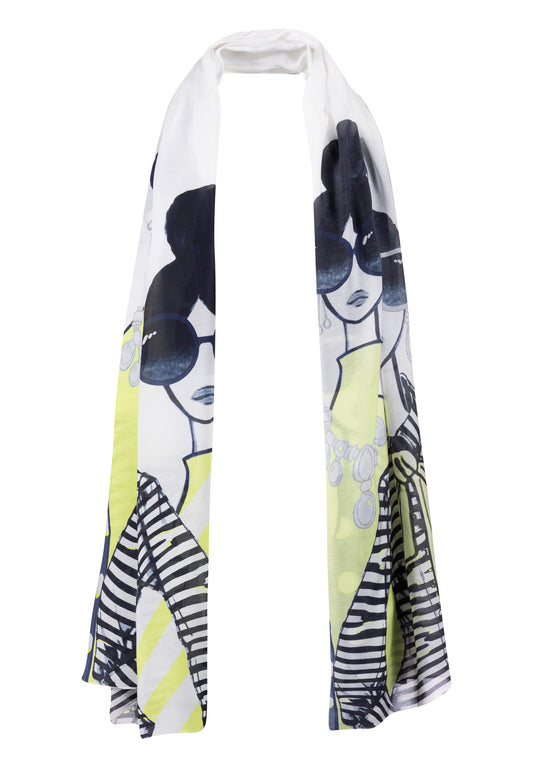 Tuzzi Lime Scarf
