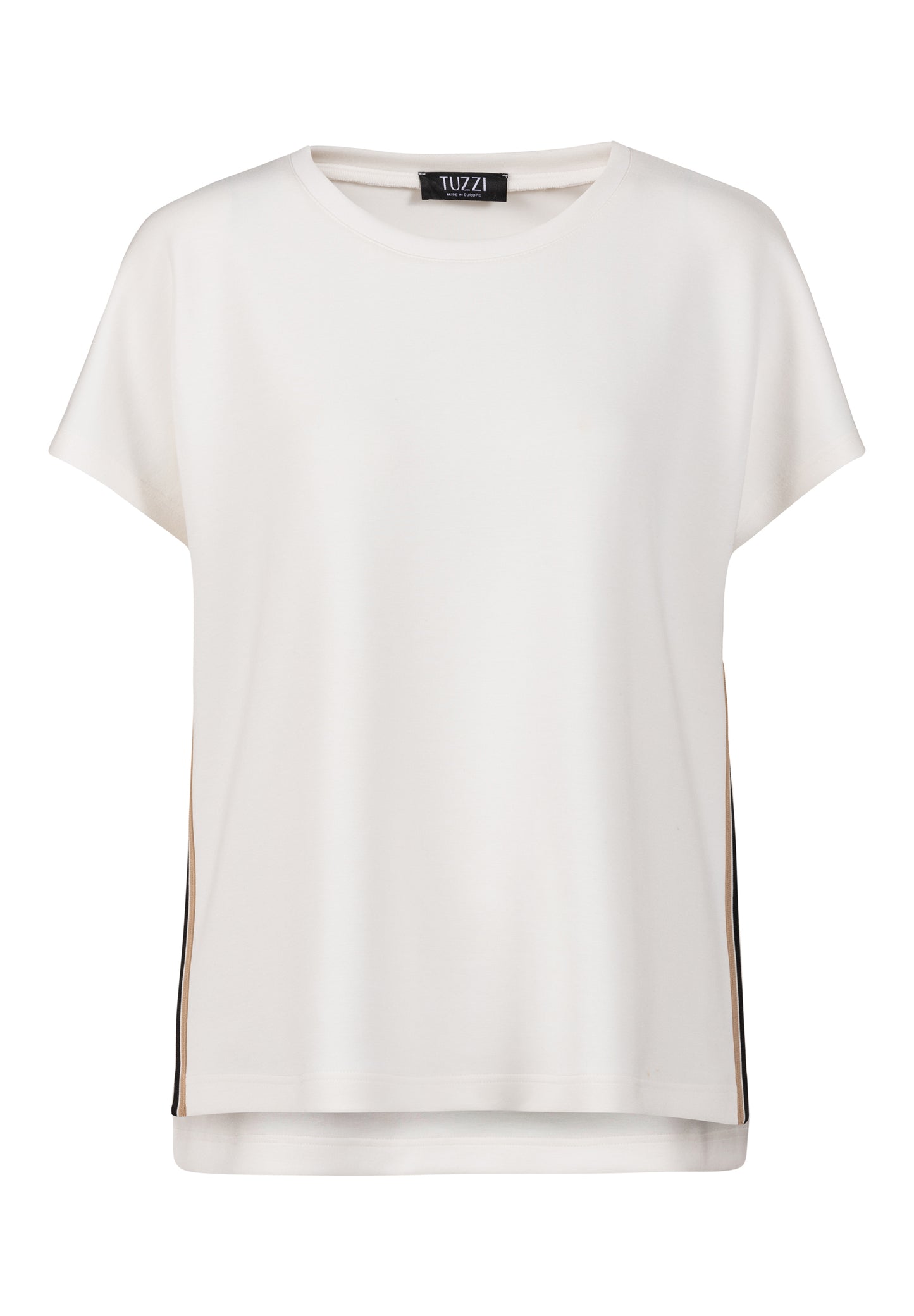 Tuzzi Top with Side Stripe