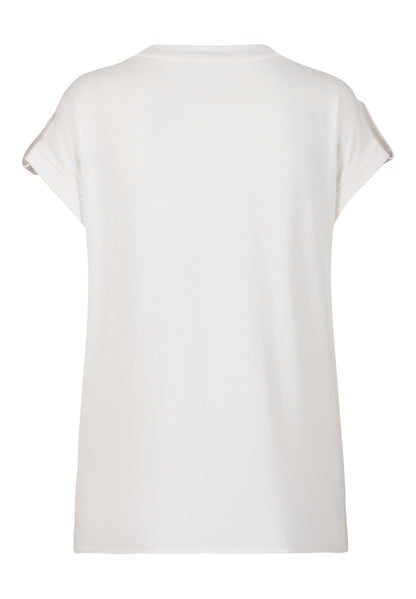Tuzzi Ecru Palm Tree T-shirt