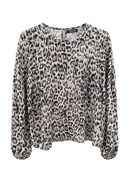 Tuzzi Leopard Print Blouse