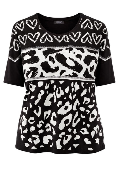 Tuzzi Mix Print T-Shirt